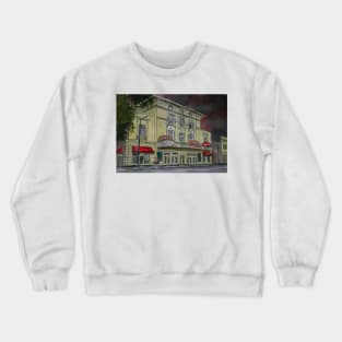 Lucas Theatre Savannah GA Art Crewneck Sweatshirt